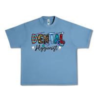 Pebble Blue dental hygienist Urban Heavy Tee - CowhideDigitalArt