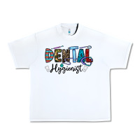 White dental hygienist Urban Heavy Tee - CowhideDigitalArt