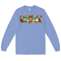 Colony Blue Fall Gnomes Long Sleeve Tee - Artiststas