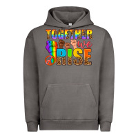 Pigment Tornado LGBTQ+ together we rise Urban Hoodie - NancyCooperArtShop