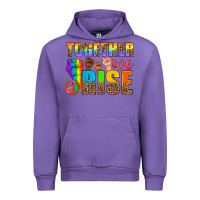 Tulip LGBTQ+ together we rise Urban Hoodie - NancyCooperArtShop