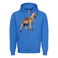 True Royal Baby Hyena Illustrations Zipper Hoodie - LillyAllenDesigns