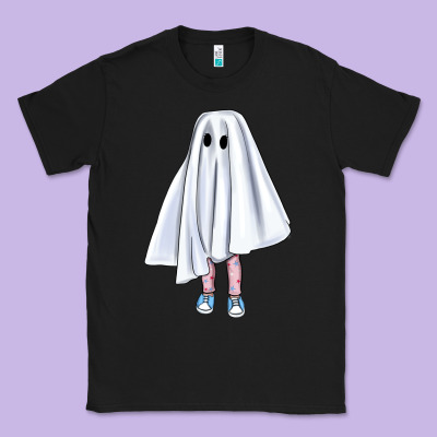 Cute Ghost Classic Tee Designed By Bundleandbundleshop