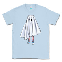 Dusty Blue cute ghost Classic Tee - BundleAndBundleShop