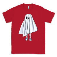 Red cute ghost Classic Tee - BundleAndBundleShop