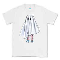 White cute ghost Classic Tee - BundleAndBundleShop