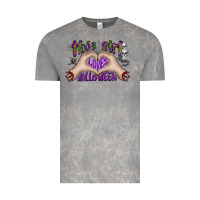 Cloud Rock this girl loves halloween Vintage Tee - CowhideDigitalArt