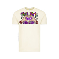 Vintage Arctic this girl loves halloween Vintage Tee - CowhideDigitalArt