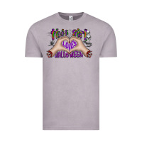 Vintage Zinc this girl loves halloween Vintage Tee - CowhideDigitalArt
