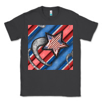 Smoke stripes & stars seamless pattern Classic Tee - BundleAndBundleShop