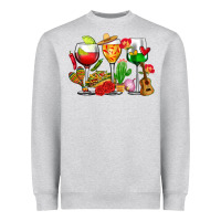 Heather Grey mexico wine glasses cups Heavyweight Sweatshirt - CTS Tumbler Store
