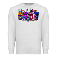Oatmeal Heather gaming coffee cups Premium Sweatshirt - NancyCooperArtShop
