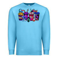 Ocean Blue gaming coffee cups Premium Sweatshirt - NancyCooperArtShop