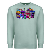 Seafoam gaming coffee cups Premium Sweatshirt - NancyCooperArtShop