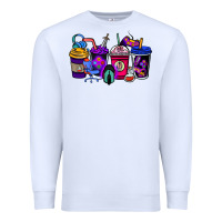 White gaming coffee cups Premium Sweatshirt - NancyCooperArtShop