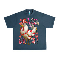 Midnight Navy i see you chicken me out Urban Heavy Tee - RacoonDesign