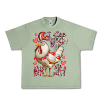 Oil Green i see you chicken me out Urban Heavy Tee - RacoonDesign