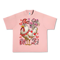 Salmon i see you chicken me out Urban Heavy Tee - RacoonDesign