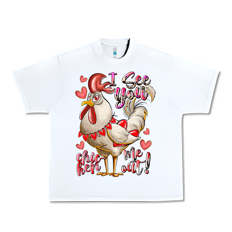 I See You Chicken Me Out Urban Heavy Tee by RacoonDesign | Teevron