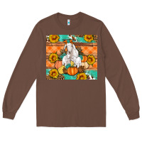 Chestnut Goat family fall pumpkins gemstone Long Sleeve Tee - Artiststas