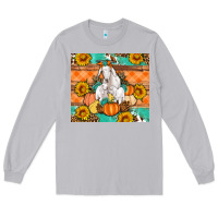Moon Dust Goat family fall pumpkins gemstone Long Sleeve Tee - Artiststas