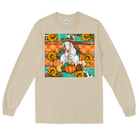 Mushroom Goat family fall pumpkins gemstone Long Sleeve Tee - Artiststas