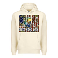 Sandshell 4th of July Western Reel Cool Dad Bass Premium Hoodie - LillyAllenDesigns