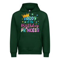 Forest Green daddy of the birthday princess Urban Hoodie - NancyCooperArtShop