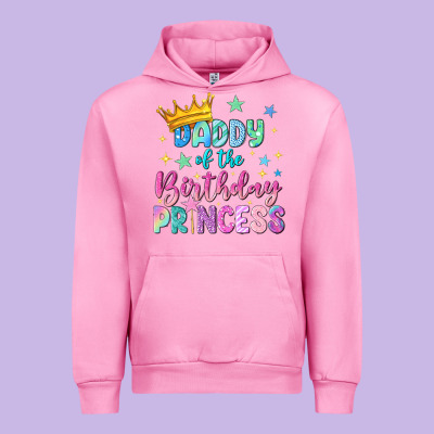 Daddy Of The Birthday Princess Urban Hoodie Designed By Nancycooperartshop