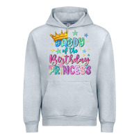 Heather Grey daddy of the birthday princess Urban Hoodie - NancyCooperArtShop