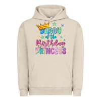 Pigment French Oak daddy of the birthday princess Urban Hoodie - NancyCooperArtShop