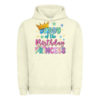 Pigment Pistachio daddy of the birthday princess Urban Hoodie - NancyCooperArtShop