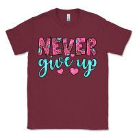 Burgundy never give up Classic Tee - JahusDesignShop