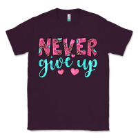 Plum never give up Classic Tee - JahusDesignShop