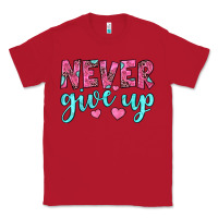 Red never give up Classic Tee - JahusDesignShop