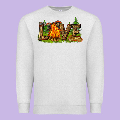 Camping Love Premium Sweatshirt Designed By Nancycooperartshop