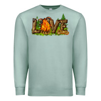 Seafoam camping love Premium Sweatshirt - NancyCooperArtShop