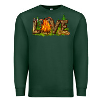 Sports Green camping love Premium Sweatshirt - NancyCooperArtShop
