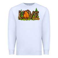 White camping love Premium Sweatshirt - NancyCooperArtShop