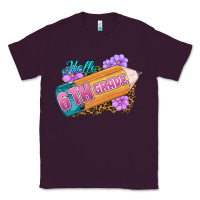 Plum hello 6th grade Classic Tee - RanaPortraitStore