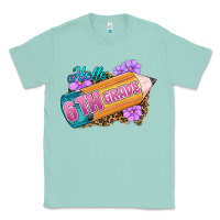 Seafoam hello 6th grade Classic Tee - RanaPortraitStore