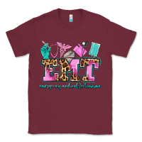 Burgundy emt emergency medical technician Classic Tee - AdoDesignShop