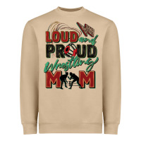 Mushroom loud and proud wrestling mom Heavyweight Sweatshirt - Zillion Design Studio