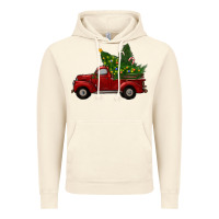Vintage Artic christmas trees with truck Vintage Hoodie - RanaPortraitStore