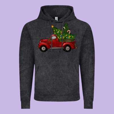 Christmas Trees With Truck Vintage Hoodie Designed By Ranaportraitstore