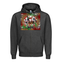 Charcoal Heather ho ho ho heifer Christmas heifers Zipper Hoodie - Jasminsmagicworld