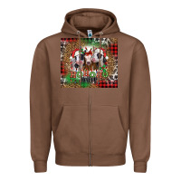 Chestnut ho ho ho heifer Christmas heifers Zipper Hoodie - Jasminsmagicworld