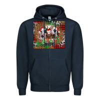 Navy ho ho ho heifer Christmas heifers Zipper Hoodie - Jasminsmagicworld