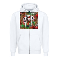 White ho ho ho heifer Christmas heifers Zipper Hoodie - Jasminsmagicworld