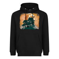 Black wilderness leopard Heavyweight Hoodie - MaliasSmallBusiness